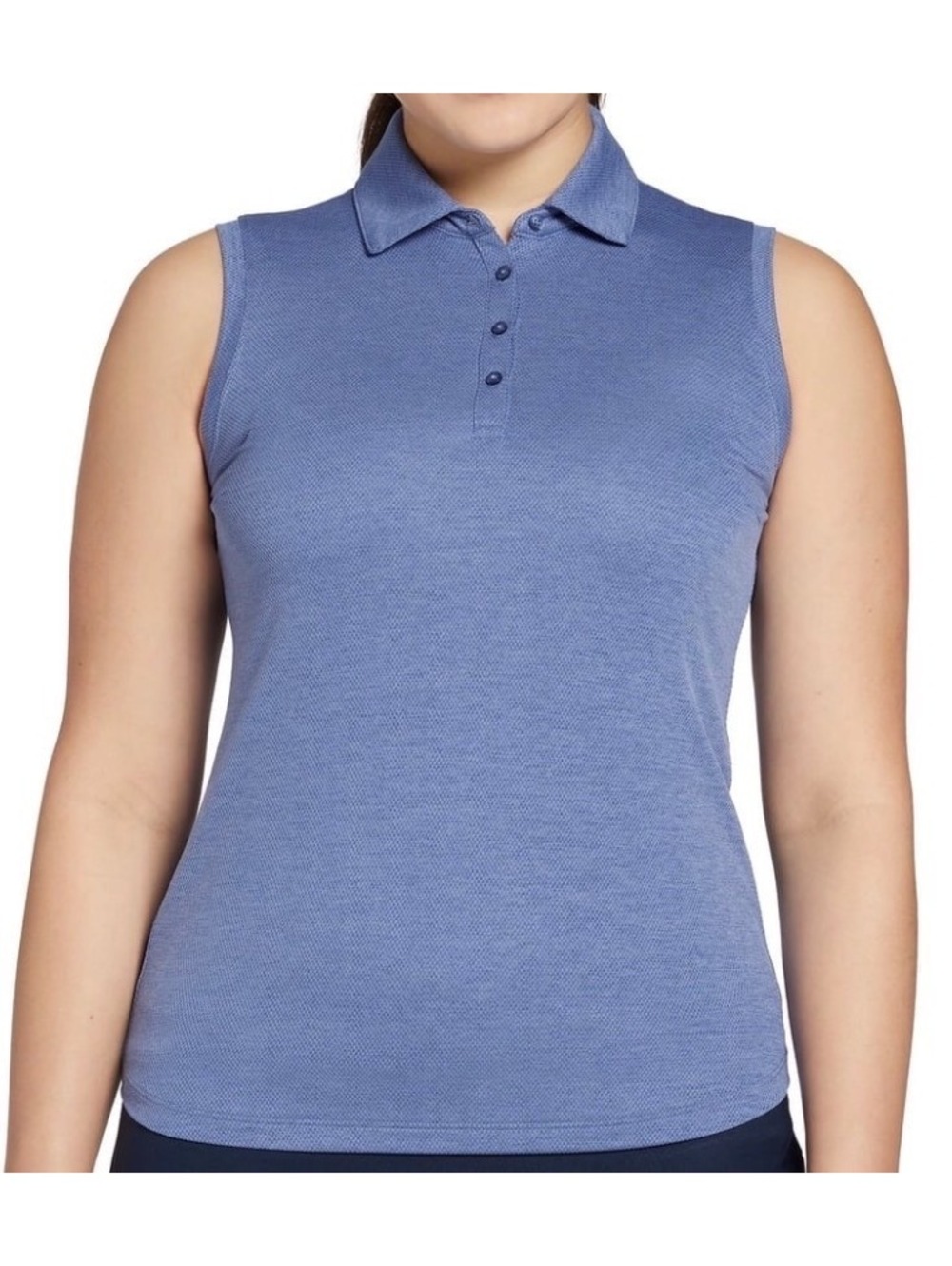 Walter Hagen Sleeveless Blue Lady’s Polo Shirt NWT XS